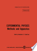 Experimental Physics [E-Book] : Methods and Apparatus /