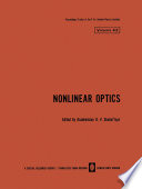 Nonlinear Optics [E-Book] /