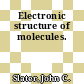 Electronic structure of molecules.