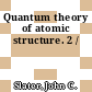 Quantum theory of atomic structure. 2 /