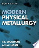 Modern physical metallurgy [E-Book] /