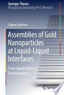 Assemblies of Gold Nanoparticles at Liquid-Liquid Interfaces [E-Book] : From Liquid Optics to Electrocatalysis /