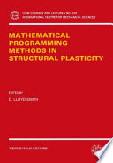Mathematical programming methods in structural plasticity.