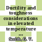 Ductility and toughness considerations in elevated temperature service : American Society of Mechanical Engineers: winter annual meeting 1978 : San-Francisco, CA, 10.12.78-15.12.78.