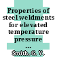 Properties of steel weldments for elevated temperature pressure containment applications : American Society of Mechanical Engineers : winter annual meeting. 1978 : San-Francisco, CA, 10.12.1978-15.12.1978.