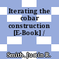 Iterating the cobar construction [E-Book] /