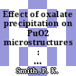 Effect of oxalate precipitation on PuO2 microstructures : a paper for presentation to the sixth international materials symposium, University of California, Berkeley, California, August 24 - 27, 1976 [E-Book] /