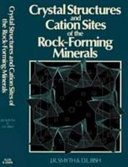 Crystal structures and cation sites of the rock forming minerals /