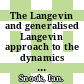 The Langevin and generalised Langevin approach to the dynamics of atomic, polymeric and colloidal systems / [E-Book]