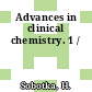 Advances in clinical chemistry. 1 /