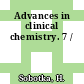 Advances in clinical chemistry. 7 /