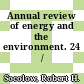 Annual review of energy and the environment. 24 /
