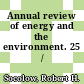 Annual review of energy and the environment. 25 /