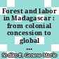 Forest and labor in Madagascar : from colonial concession to global biosphere [E-Book] /