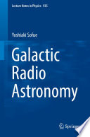 Galactic Radio Astronomy [E-Book] /