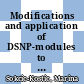Modifications and application of DSNP-modules to the THTR-300 steamgenerator /