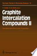 Graphite Intercalation Compounds II [E-Book] : Transport and Electronic Properties /