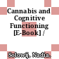 Cannabis and Cognitive Functioning [E-Book] /