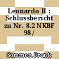 Leonardo II : Schlussbericht zu Nr. 8.2 NKBF 98 /