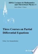 Three Courses on Partial Differential Equations [E-Book].