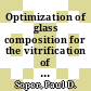 Optimization of glass composition for the vitrification of nuclear waste at the Savannah River Plant : a paper proposed for presentation at the 84th annual meeting of the American Ceramic Society Cincinnati, Ohio May 2 - 5, 1982 [E-Book] /