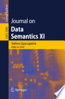 Journal on data semantics. 11 [E-Book] /