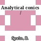 Analytical conics /
