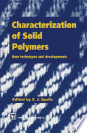 Characterization of Solid Polymers [E-Book] : New techniques and developments /