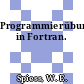 Programmierübungen in Fortran.