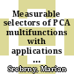 Measurable selectors of PCA multifunctions with applications [E-Book] /