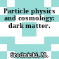 Particle physics and cosmology: dark matter.