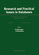 Research and practical issues in databases : Australian database conference 0003: proceedings : Databases conference 1992: proceedings : Melbourne, 03.02.92-04.02.92.