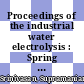 Proceedings of the industrial water electrolysis : Spring meeting : Princeton, NJ, 21.05.78-26.05.78 /