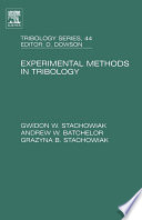 Experimental methods in tribology [E-Book] /
