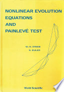 Nonlinear evolution equations and Painleve test /