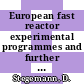 European fast reactor experimental programmes and further development : German report : Industrial aspects of a fast breeder reactor programme : Foratom Congress . 0003, session 03 : London, 24.04.67-26.04.67.