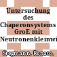 Untersuchung des Chaperonsystems GroE mit Neutronenkleinwinkelstreuung /