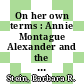 On her own terms : Annie Montague Alexander and the rise of science in the American West [E-Book] /