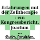Erfahrungen mit der Zelltherapie : ein Kongressbericht. Joachim Stein, Herausgeber.