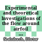 Experimental and theoretical Investigations of the flow around airfoil systems with ground effect /