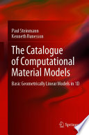 The Catalogue of Computational Material Models [E-Book] : Basic Geometrically Linear Models in 1D /