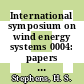 International symposium on wind energy systems 0004: papers vol 0002 : Stockholm, 21.09.82-24.09.82.