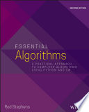 Essential algorithms : a practical approach to computer algorithms using Python and C# [E-Book] /