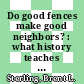 Do good fences make good neighbors? : what history teaches us about strategic barriers and international security [E-Book] /