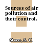 Sources of air pollution and their control.