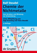 Chemie der Nichtmetalle [E-Book] : Von Struktur und Bindung zur Anwendung.