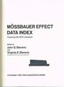 Mössbauer effect data index : covering the 1973 literature.