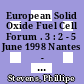 European Solid Oxide Fuel Cell Forum . 3 : 2 - 5 June 1998 Nantes - France : proceedings : posters /