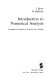 Introduction to numerical analysis.