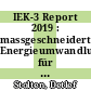 IEK-3 Report 2019 : massgeschneiderte Energieumwandlung für nachhaltige Kraftstoffe [E-Book] /